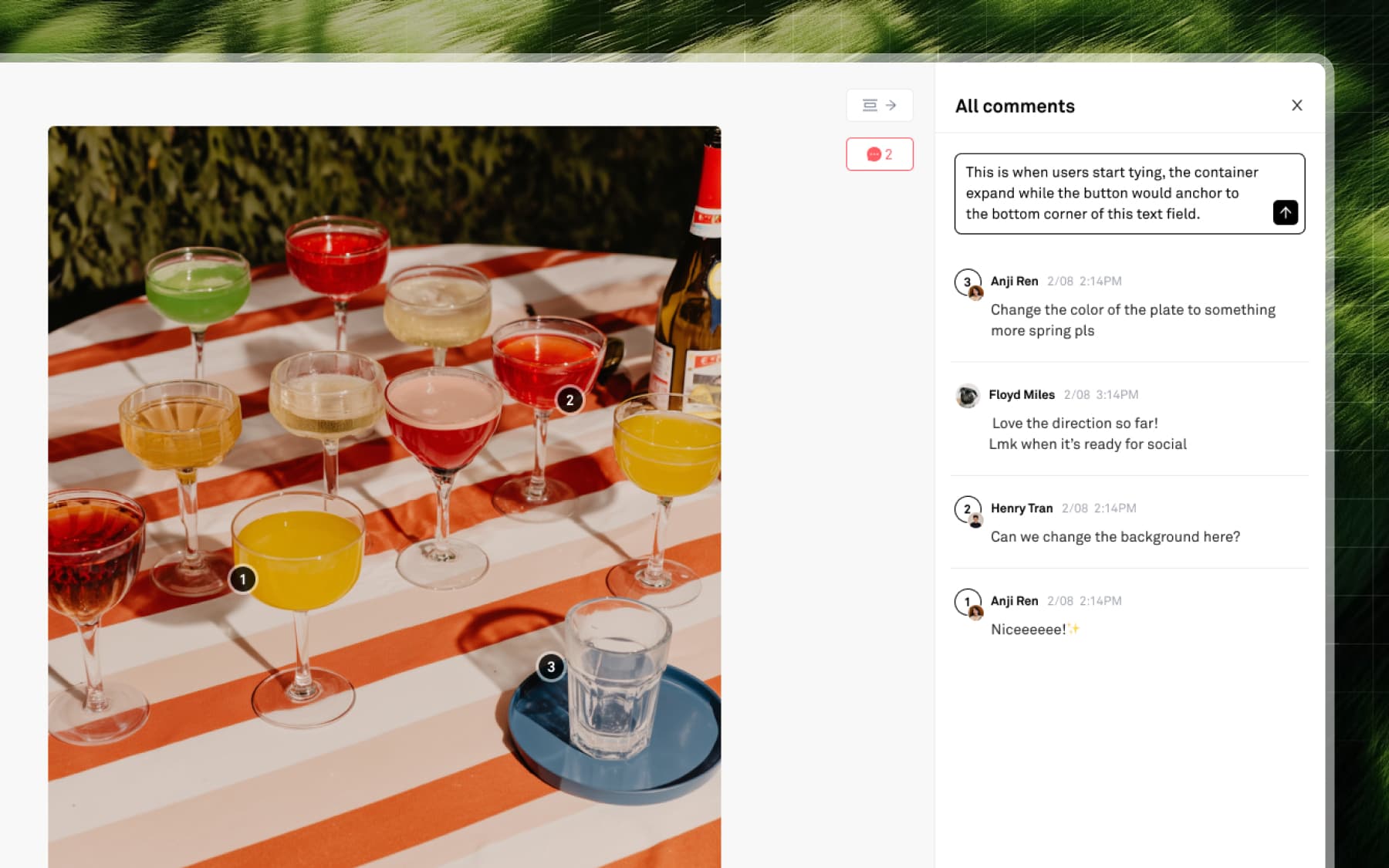 Commenting mode