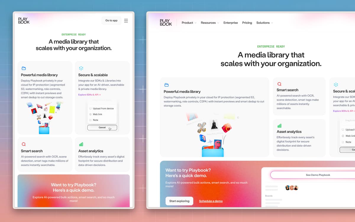Site responsive example